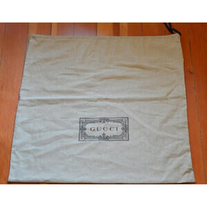Gucci Cotton Dust Bag - 21” x 27” Inches - New Collection